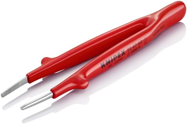 Knipex 92 67 63, Rustfritt stål, Rød, Flat, Rett, 43 g, 18 mm