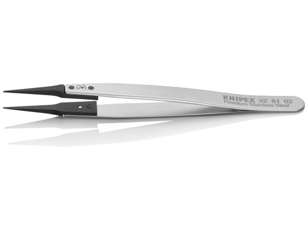 Knipex 92 81 02, Rustfritt stål, Rustfritt stål, Konisk, Rett, 17 g, 10 mm