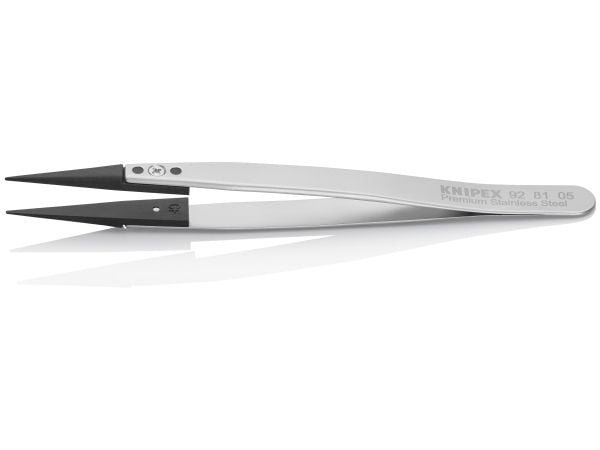 Knipex 92 81 05, Rustfritt stål, Svart, Rustfritt stål, Konisk, Rett, 17 g, 10 mm