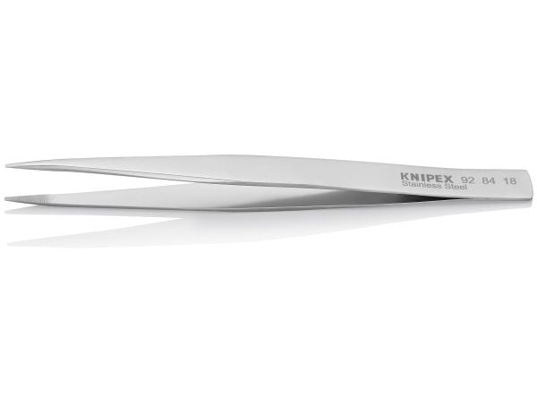 Knipex 92 84 18, Rustfritt stål, Rustfritt stål, Flat, Rett, 19 g, 125 mm