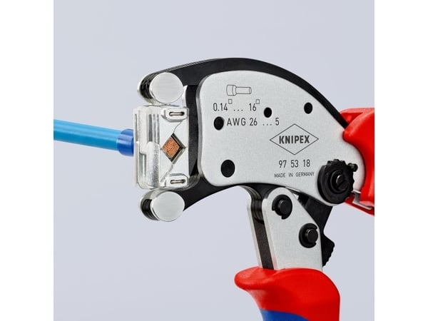 Knipex Twistor®16 97 53 18 SB Krympetang 0,14 til 16 mm²