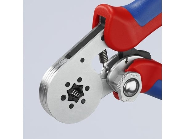 Knipex 97 55 14 selvjusterende krympetang for endehylser