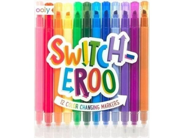 Värilliset ilmapallot Switch-Eroo värinvaihtomerkit 12 kpl