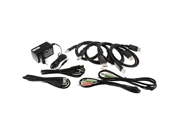 InLine 63642I, 3840 x 2160 piksler, 4K Ultra HD, Svart