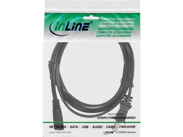 InLine 16650Y, 0,5 m, C7 liitin, NEMA 1-15P, 125 V, 7 A