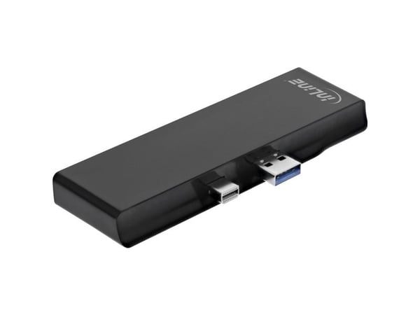 InLine 35393, MicroSD (TransFlash), SD, Svart, 4K Ultra HD, Microsoft Surface Pro 4/5/6, 32 mm, 110 mm