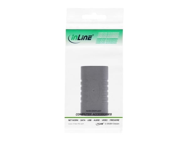 InLine 35808, USB Type-C, USB Type-C, Svart