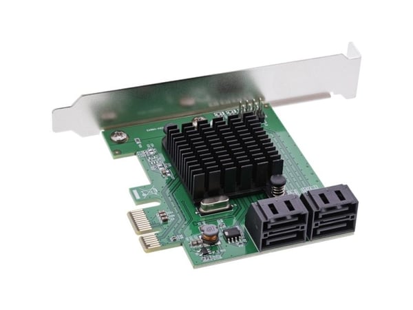 InLine 76617L, PCIe, SATA, Hankjønn, Lavprofil, PCIe 2.0, Aktivitet