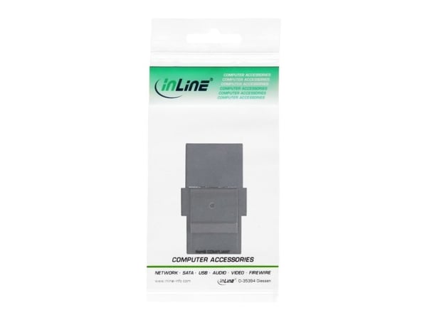 InLine 76201Z, Svart, USB 3.1 (Gen.2) C female, USB 3.1 (Gen.2), Hunkjønn, Hunkjønn, Plast