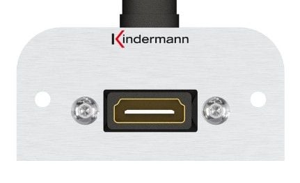 Kindermann 7441000582, HDMI, 1 moduuli(t), Alumiini, Lajittelu, Alumiini