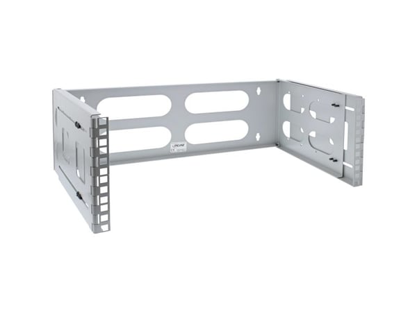 InLine 19104C, Väggmonterad rack, 4U, 2,7 kg, Grå