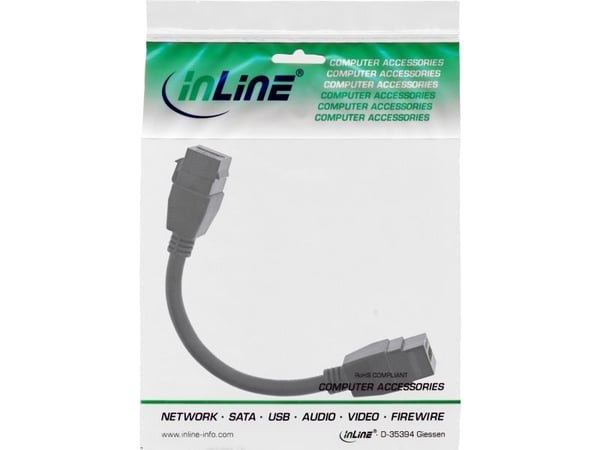 InLine 76206B, 0,2 m, HDMI typ A (standard), HDMI typ A (standard), Sortera