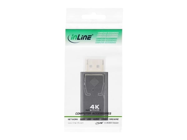 InLine 17198M, DisplayPort male, HDMI, Musta