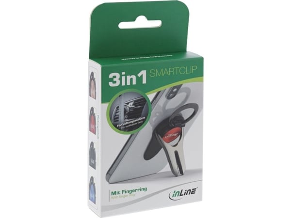 InLine 55266B, Mobiltelefon/smarttelefon, Passiv holder, Universell, Blå