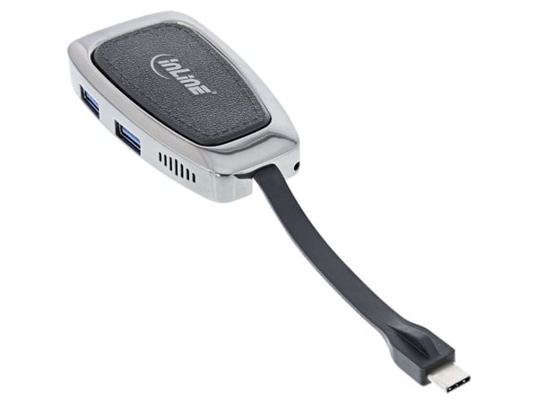 InLine 33272A, USB 3.2 Gen 2 (3.1 Gen 2) Type-C, HDMI, USB 3.2 Gen 2 (3.1 Gen 2) Type-A, USB 3.2 Gen 2 (3.1 Gen 2) Type-C, 10000 Mbit/s, 3840 x 216...