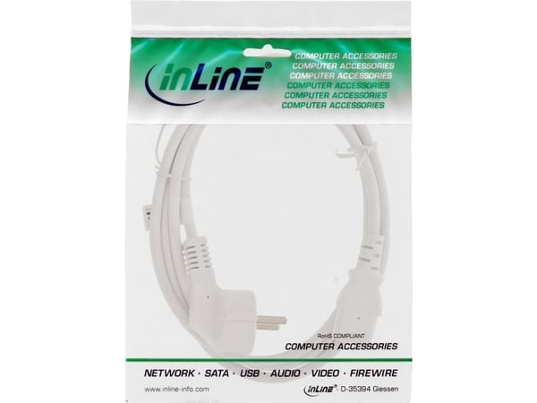 InLine 16650W, 0,5 m, CEE7/7, C13-kontakt