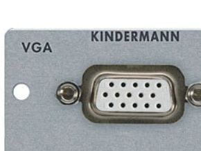 Kindermann 7444000501, VGA, 1 moduuli(a), Hopea, Alumiini, 50 mm, 4,7 cm
