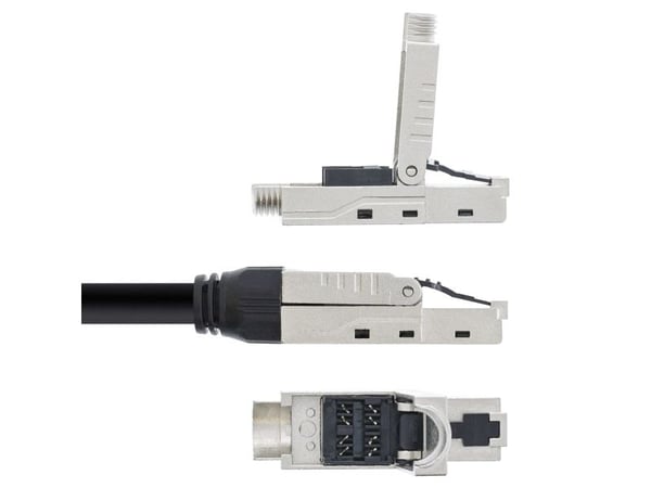 InLine 77830S, 30 m, Cat6a, U/UTP (UTP), RJ-45, RJ-45, Svart