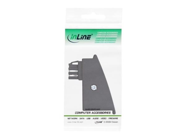 InLine 69948F, RJ45 female, RJ45, Svart