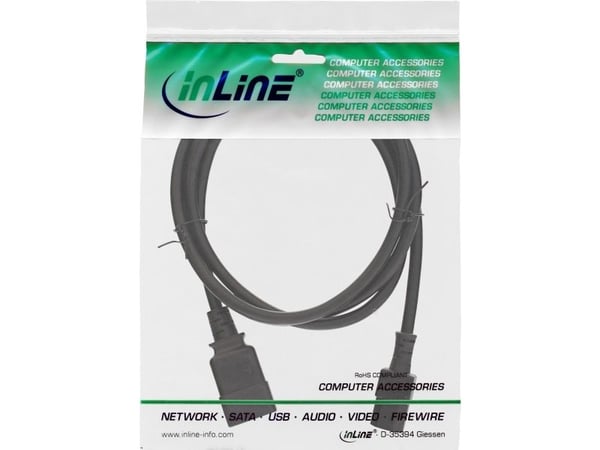 InLine 16659E, 3 m, C13 liitin, C20 liitin