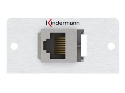 Kindermann 7444000423, RJ-45, 1 moduuli(t), 6a, alumiini, alumiini, alumiini