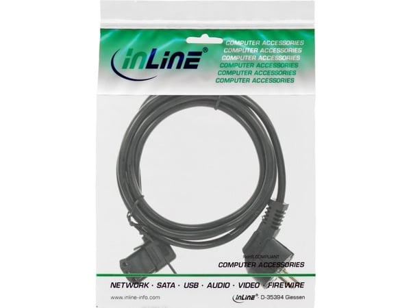 InLine 16752E, 5 m, C13-kontakt, CEE7/7