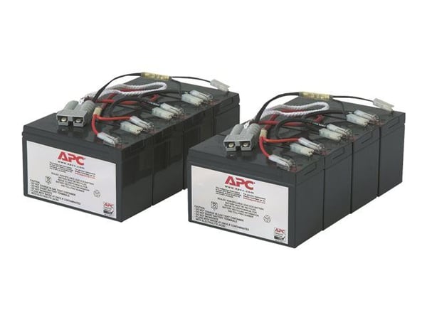 APC Replacement Battery Cartridge #12 - UPS-batteri - 2 x batteri - blysyre - svart - for P/N: DL5000RMT5U, SU3000R3IX160, SU5000R5TBX114, SU5000R5...