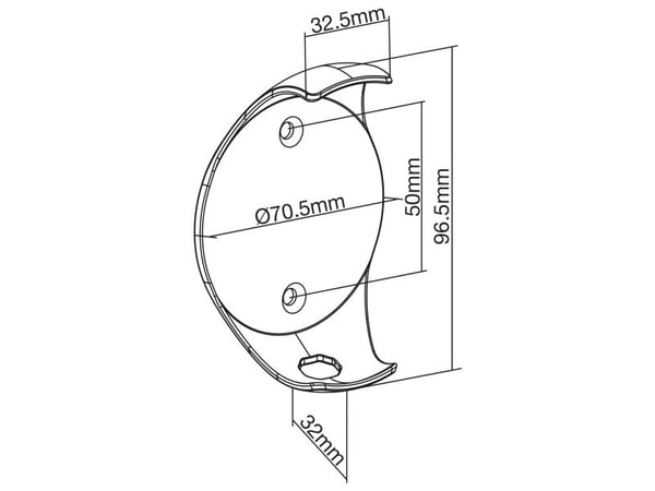 InLine 23178A, Bærbar høyttaler, Passiv holder, Innendørs, Svart
