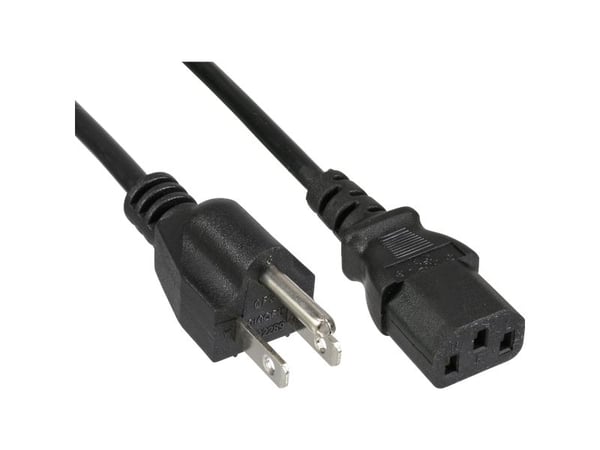 InLine 16651U, 1 m, C13 liitin, NEMA 1-15P, 125 V, 10 A InLine 16651U, 1 m, C13 liitin, NEMA 1-15P, 125 V, 10 A