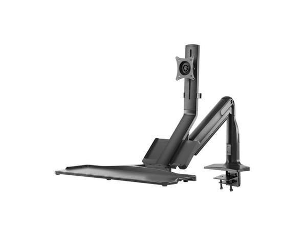 InLine 23174A, Festeklemme/gjennomføring, 9 kg, 43,2 cm (17"), 43,2 cm (17"), 100 x 100 mm, Svart