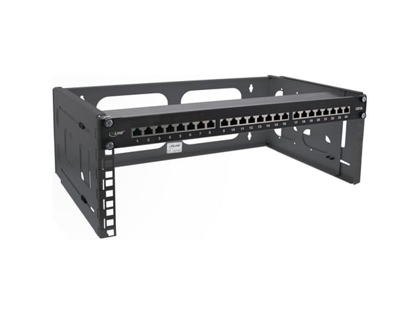InLine 19104A, Veggmontert stativ, 4U, 2,67 kg, Svart