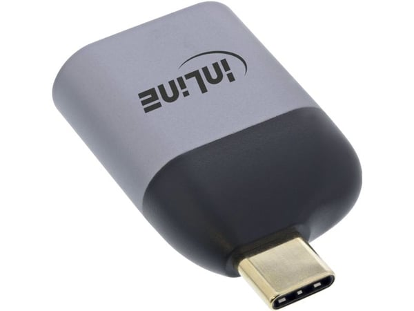 InLine 64106H, USB Type-C, HDMI-utgang, 3840 x 2160 piksler