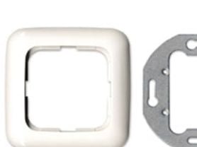 Kindermann 7441000001, Hvit, Metall, Plast, Kindermann 7441 000 xxx, 54 mm, 54 mm, 1 stykker
