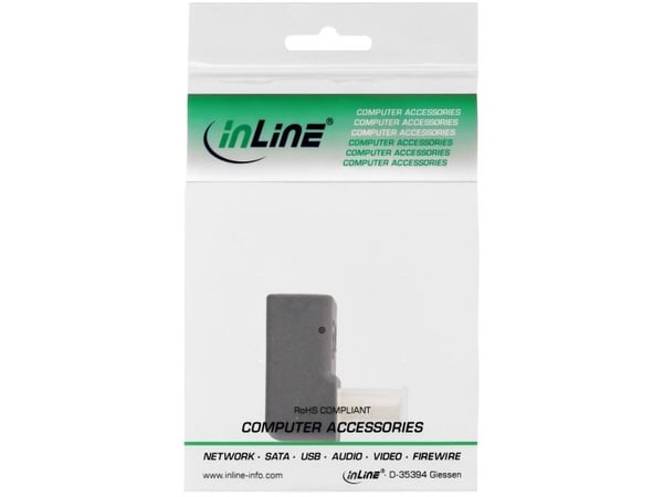 InLine 17199U, DisplayPort, DisplayPort, Svart