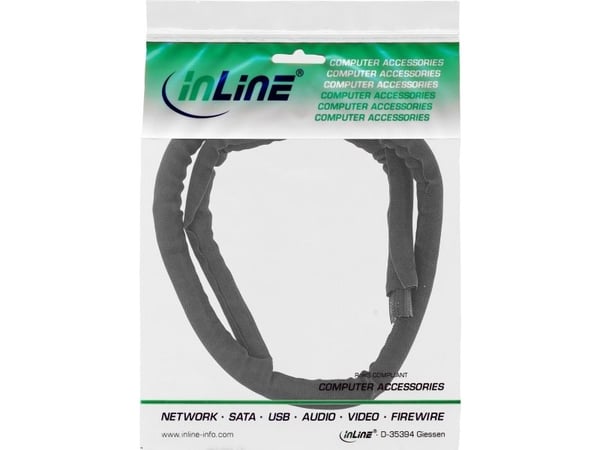 InLine 59992A, Musta, Polyesteri, -50 - 150 °C, 1 kpl, 1,5 cm, 2000 mm