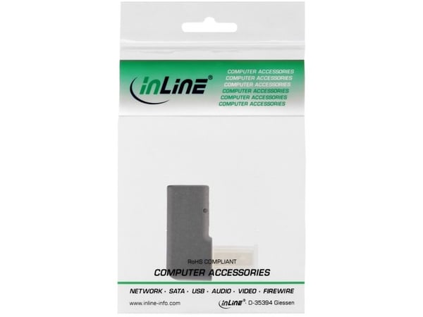 InLine 17199O, DisplayPort male, DisplayPort, Svart