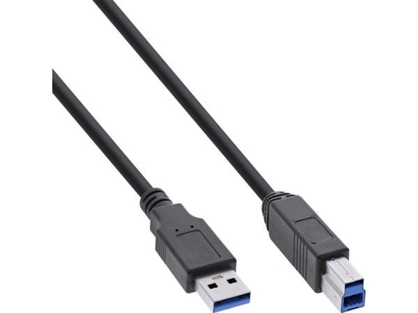 InLine 35395I, USB 3.2 Gen 1 (3.1 Gen 1) Type-B, USB 3.2 Gen 1 (3.1 Gen 1) Type-A, 5000 Mbit/s, Svart, Aluminium, DC
