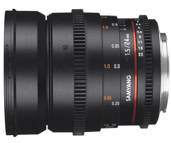 Samyang 24mm T1.5 VDSLR ED AS IF UMC II, Bredt, 13/12