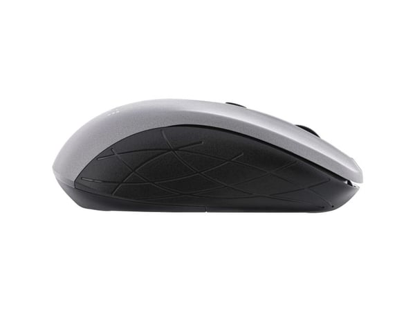 InLine 55363, högerhand, Optisk, Trådlös RF + Bluetooth, 2400 DPI, Grå, Svart