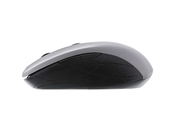InLine 55363, högerhand, Optisk, Trådlös RF + Bluetooth, 2400 DPI, Grå, Svart