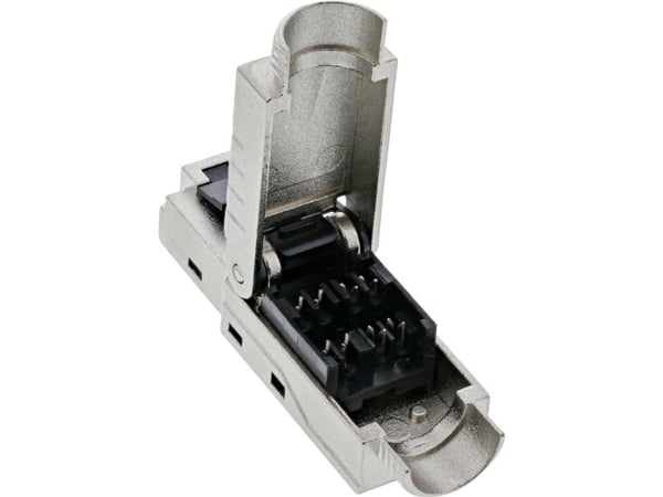 InLine 76204C, RJ-45, Hopea, Uros, Suora, Metalli, Muovi, Cat8.1