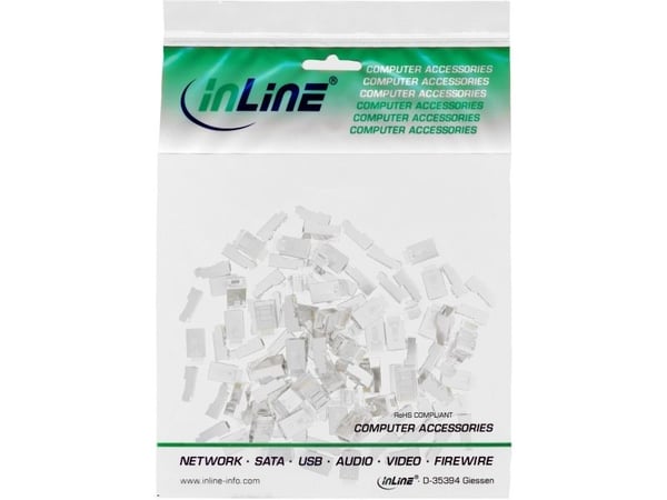 InLine 73098T, RJ-45, Läpinäkyvä, 243 g, 140 mm, 125 mm, 45 mm