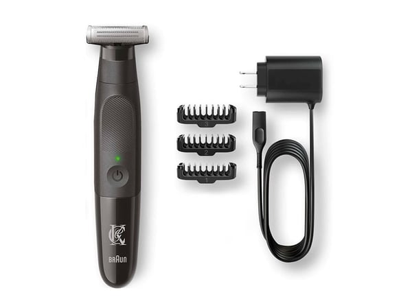 Gillette Style Master 4D-blad, svart, 1 mm, 3 mm, 1 mm, rustfritt stål, CE
