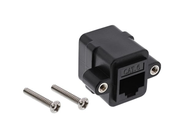 InLine 69990Y, RJ-45, RJ-45, Sort