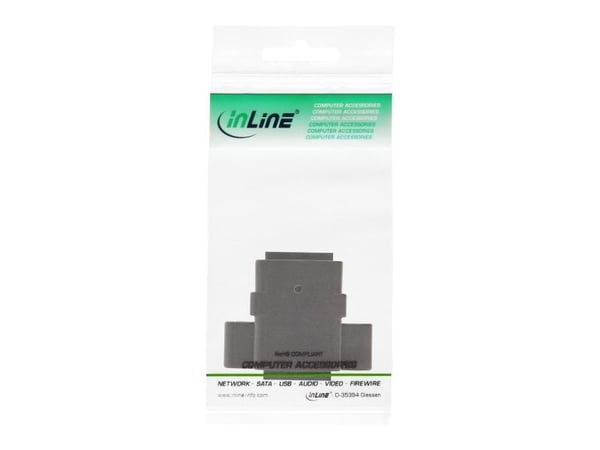 InLine 69990Y, RJ-45, RJ-45, Sort