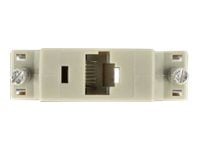 Delock Adapter Sub-D 25 pin female to RJ45 female Assembly Kit - Seriell adapter - RJ-45 (hunn) til DB-25 (hann) - grå
