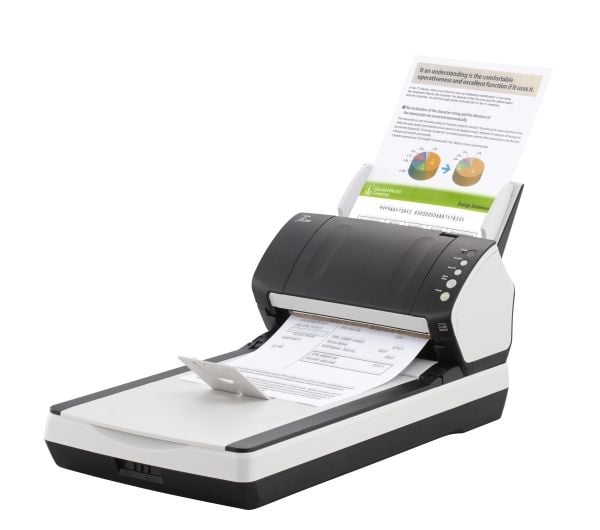 Ricoh fi-7240 - Dokumentskanner - Trippel CCD - Dupleks - 216 x 355.6 mm - 600 dpi x 600 dpi - inntil 40 spm (mono) / inntil 40 spm (farge) - ADF (...