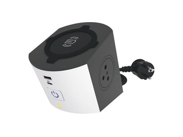 Legrand Förlängningsladdare 2x2P+Z Induktion USB A/C 2m