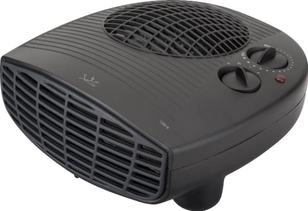 JATA TV63, Viftedrevet elektrisk romvarmer, Sort, Rotasjon, 2000 W, 1000 W, 42 dB