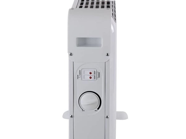 JATA C214, Elektrisk konvektor-romvarmer, Innendørs, Gulv, Hvit, 2000 W, 750 W